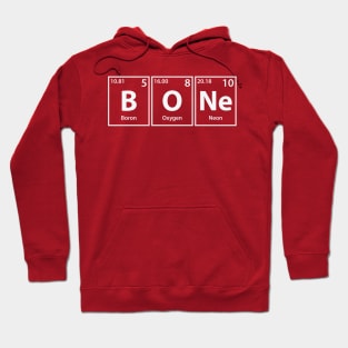 Bone (B-O-Ne) Periodic Elements Spelling Hoodie